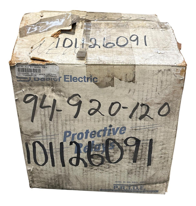 BASLER BE1-81 / BE1-81-T1E-E1C-A0N1F / 9106400 UNDERFREQUENCY SS RELAY DAMAGED