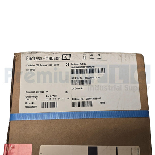 Endress+Hauser E+H 50104752 KIT MAIN-PCB PROMAG 10, 20-28VAC/11-40VDC NSFS