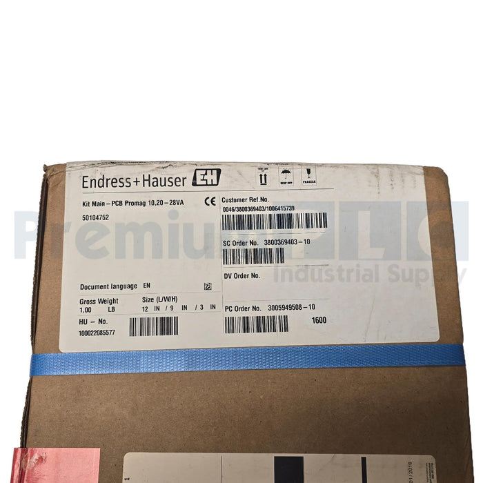 Endress+Hauser E+H 50104752 KIT MAIN-PCB PROMAG 10, 20-28VAC/11-40VDC NSFS