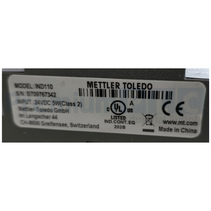 NEW METTLER TOLEDO IND110 LOAD CELL SIGNAL CONVERTER 71208076 24VDC NSMP