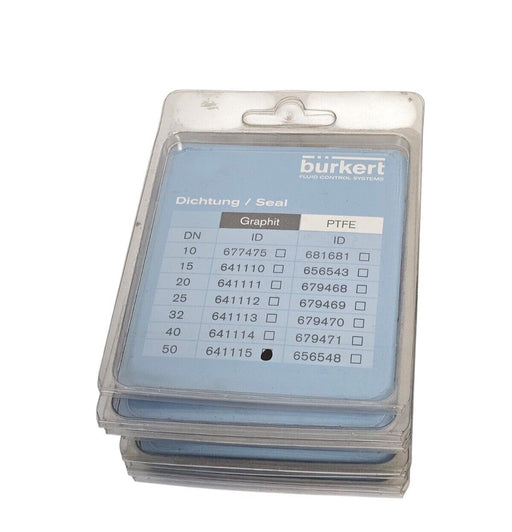 LOT OF 10 NEW BURKERT 641115 GRAPHITE SEALING RINGS