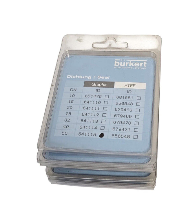 LOT OF 10 NEW BURKERT 641115 GRAPHITE SEALING RINGS