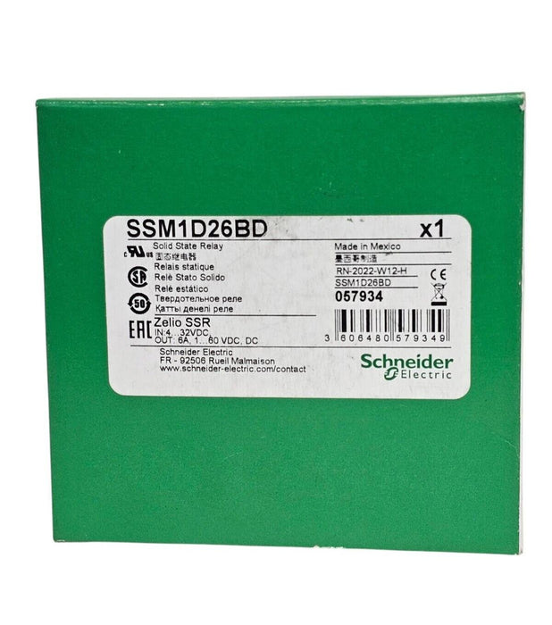 NIB SCHNEIDER ELECTRIC SSM1D26BD SOLID STATE RELAY