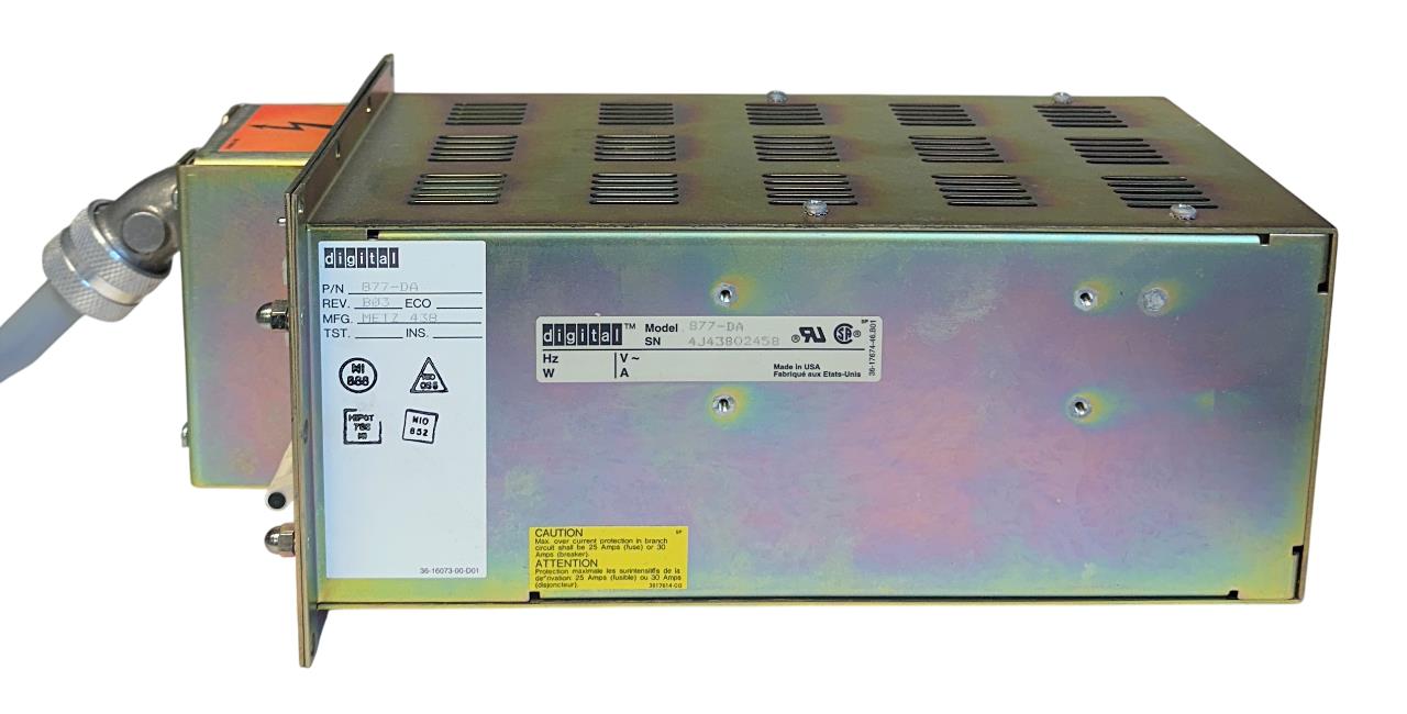 DEC DIGITAL 877-DA / 877DA POWER DISTRIBUTION UNIT POWER SUPPLY 120V 24A USNP