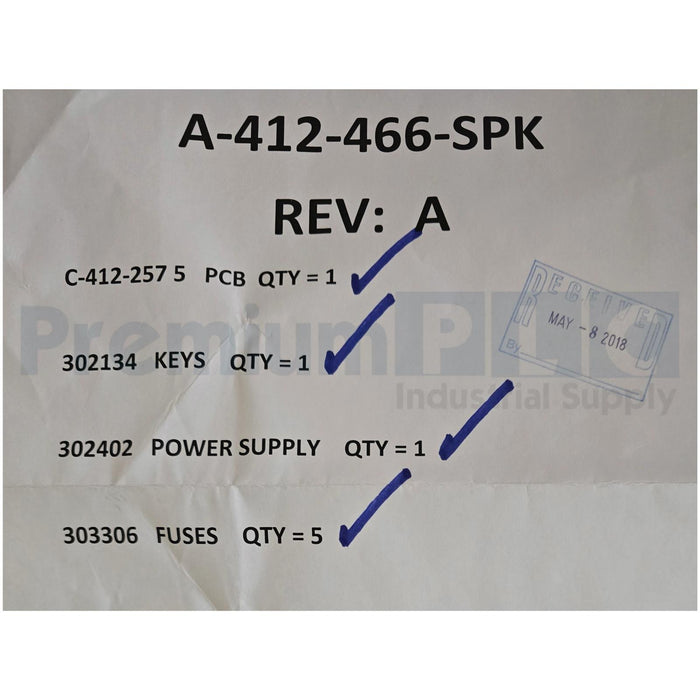 TELEDYNE TAPTONE T4000 A-412-466-SPK REV. A KIT C-412-257-5, C-412-257-2, 722758