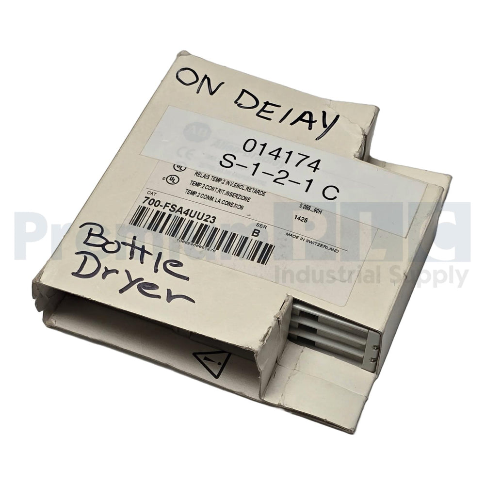 ALLEN BRADLEY 700-FSA4UU23 /B TIMING RELAY 24-48 VDC, 24-240 VAC @ 50/60HZ NSMP
