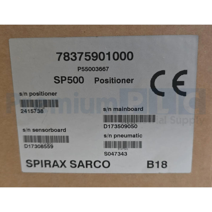 NEW SPIRAX SARCO SP500 SMART POSITIONER 78375901000  COD: SP50000000000 NSMP