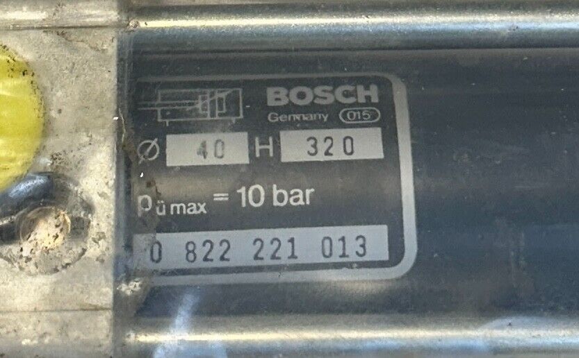 BOSCH 0 822 221 013 / 0822221013 PNEUMATIC CYLINDER SINGLE-ROD 10BAR NSMP