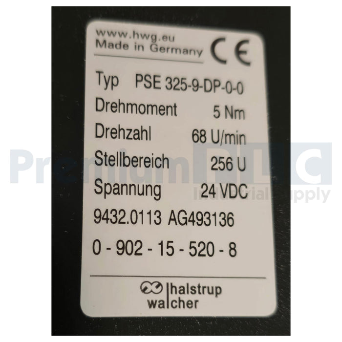 HALSTRUP WALCHER PSE325-9-DP-0-0 POS. SYS. 9432.0113 AG493136 KRONES 0902155208