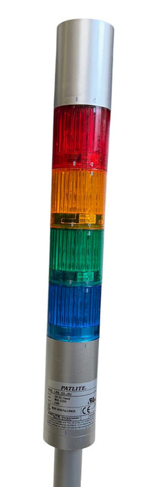 PATLITE LR4-402LJBU-RYGB / LR4402LJBURYGB SIGNAL TOWER STACK LIGHT 24VDC NSMP