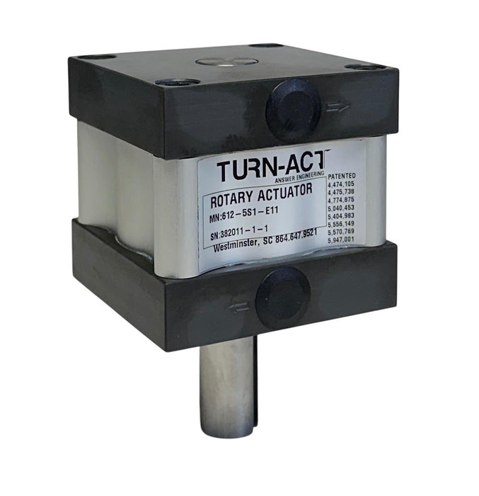 ANSWER ENGINEERING TURN-ACT 612-5S1-E11 / 6125S1E11 ROTARY ACTUATOR COMPACT NSNP