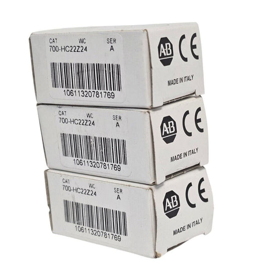LOT OF 3 NIB ALLEN BRADLEY 700-HC22Z24 SER. A RELAYS 700HC22Z24