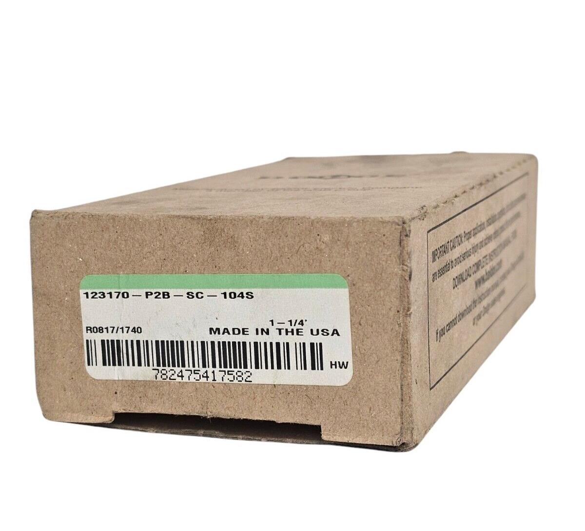NIB DODGE 123170-P2B-SC-104S 2-BOLT PILLOW BLOCK BEARING 123170P2BSC104S 1-1/4''