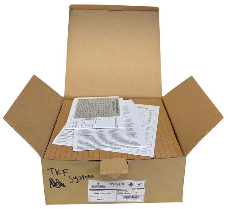 EMERSON SOLA SDN 10-24-100C / SDN1024100C SolaHD SDN POWER SUPPLY 100-230V NSMP