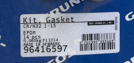GRUNDFOS 96416597 GASKET KIT CR/N32 1-15 14 PCS OEM NSFS