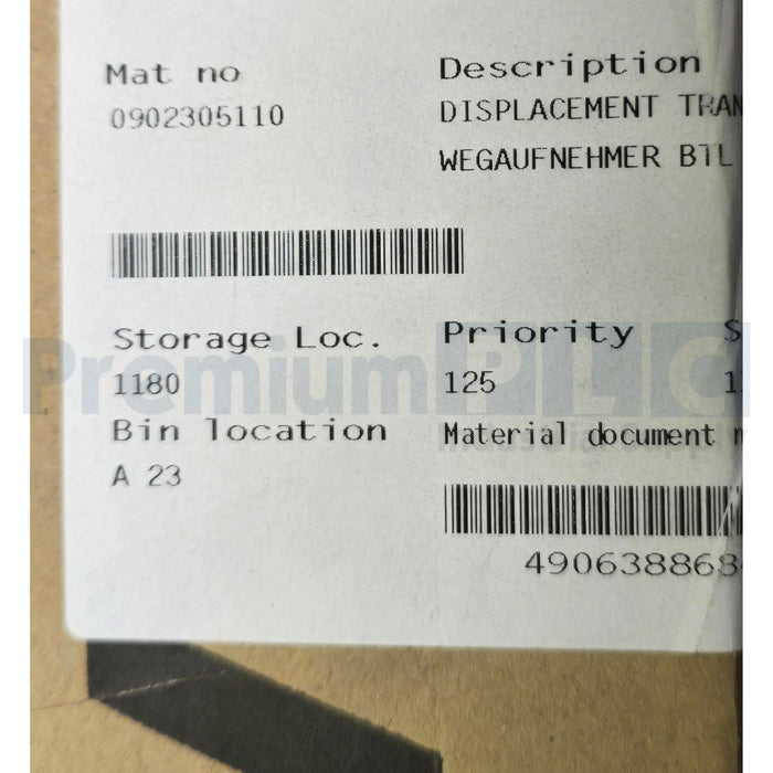 BALLUFF  BTL5-E17-M0295-S-SA335-K15 LINEAR TRANSDUCER BTL0TWK KRONES 0902305110