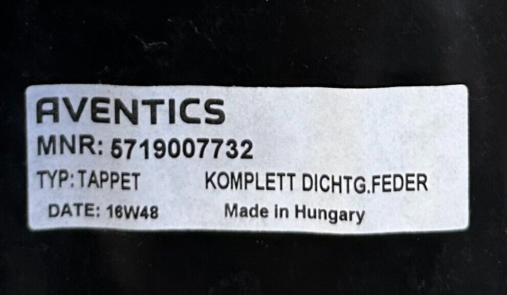BOSCH AVENTICS 5719007732 OEM TAPPET KOMPLETT DICHTG.FEDER PNEUMATICS NSFS