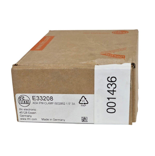 NIB IFM ADA IFM-CLAMP ISO2852 1.5" 3A PROCESS ADAPTER TRI-CLAMP E33208