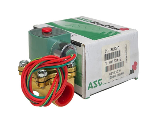 ASCO 8210G009120/60,110/50 / 8210G009 Red-Hat SOLENOID VALVE 3/4'' 110/120V NSMP
