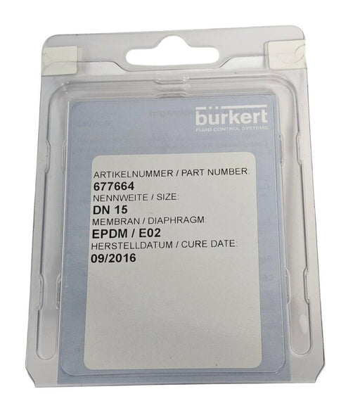 NEW BURKERT 00677664 MEMBRAN DIAPHRAGM 677664 DN15 EPDM