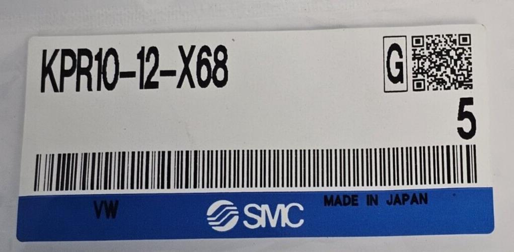 LOT OF 5 NEW SMC KPR10-12-X68 PLUG-IN REDUCER ONE TOUCH FITTINGS KPR1012X68