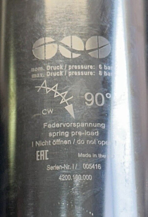KIESELMANN 4867080130-041 / 4200.100.000 LEAKAGE BUTTERFLY VALVE SS 2.5'' NSNP