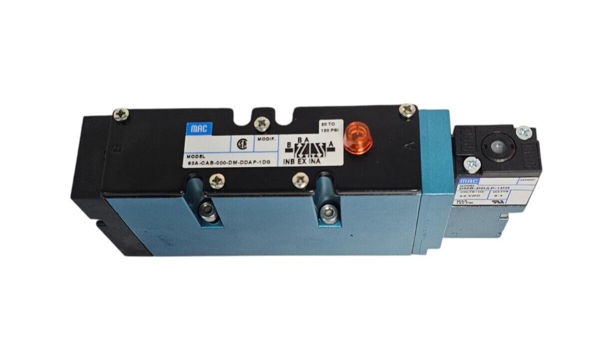 NEW MAC 93A-CAB-000-DM-DDAP-1DG SOLENOID VALVE 93ACAB000DMDDAP1DG