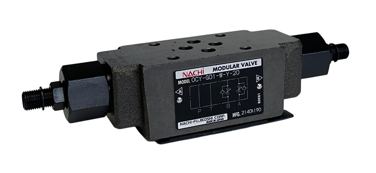 NACHI OCY-G01-W-Y-20 / OCYG01WY20 HYDRAULIC MODULAR FLOW CONTROL VALVE NSNP