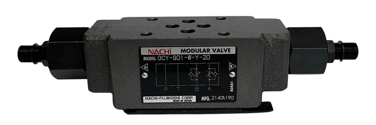 NACHI OCY-G01-W-Y-20 / OCYG01WY20 HYDRAULIC MODULAR FLOW CONTROL VALVE NSNP