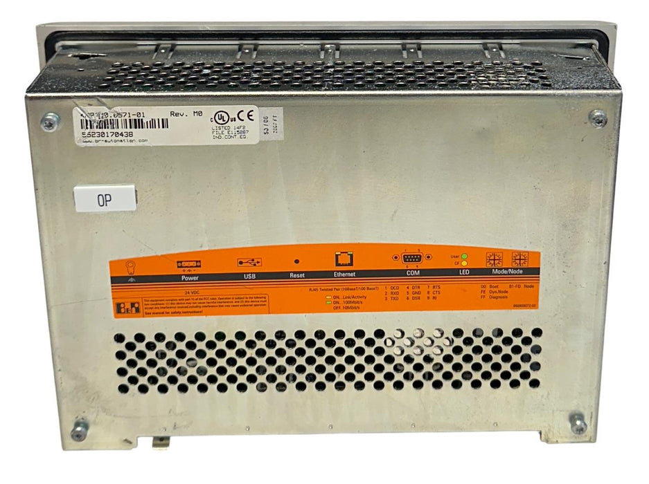 For Parts B&R 4PP120.0571-01 / 4PP120057101 POWER PANEL PP120 24VDC EtherNet USB