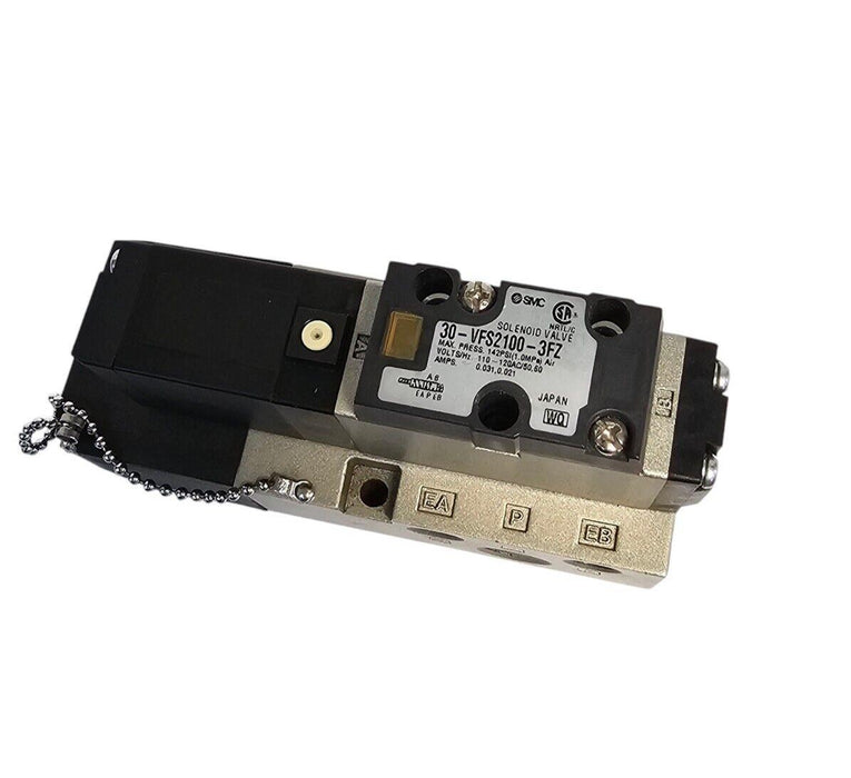 NEW SMC 30-VFS2100-3FZ SOLENOID VALVE SINGLE PLUG-IN BASE MT 30VFS21003FZ