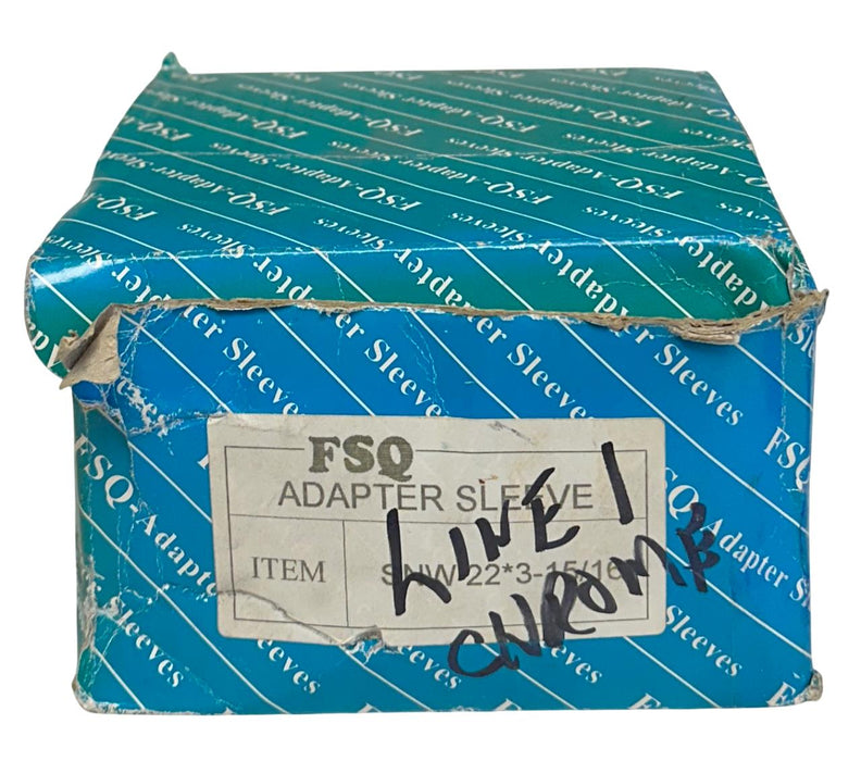 FSQ SNW 22*3-15/16 / SNW2231516 ADAPTER SLEEVE 3.9375'' BORE 81.43mm LENGTH NSMP