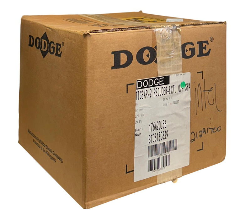 DODGE 176A20L56 TIGEAR-2 REDUCER-EXT O/P SHAFT 20:1 RATIO 1.04HP MAX NSMP