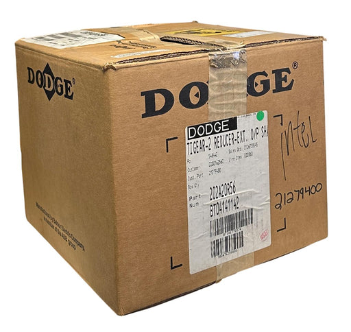 DODGE 202A20R56 TIGEAR-2 REDUCER-EXT O/P SHAFT 20:1 RATIO 1.37HP MAX NSMP