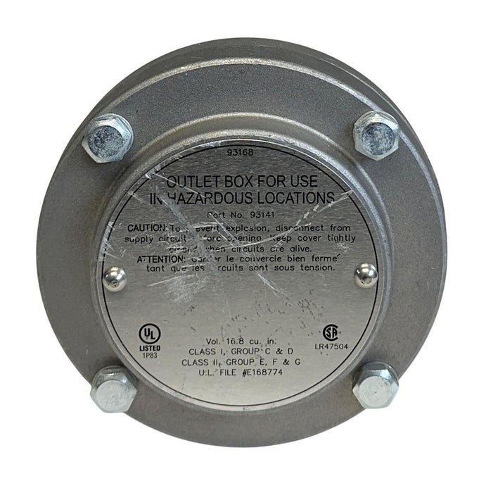 UNBRANDED 93141 / 93168 OUTLET BOX FOR USE IN HAZARDOUS LOCATIONS 1'' NSNP