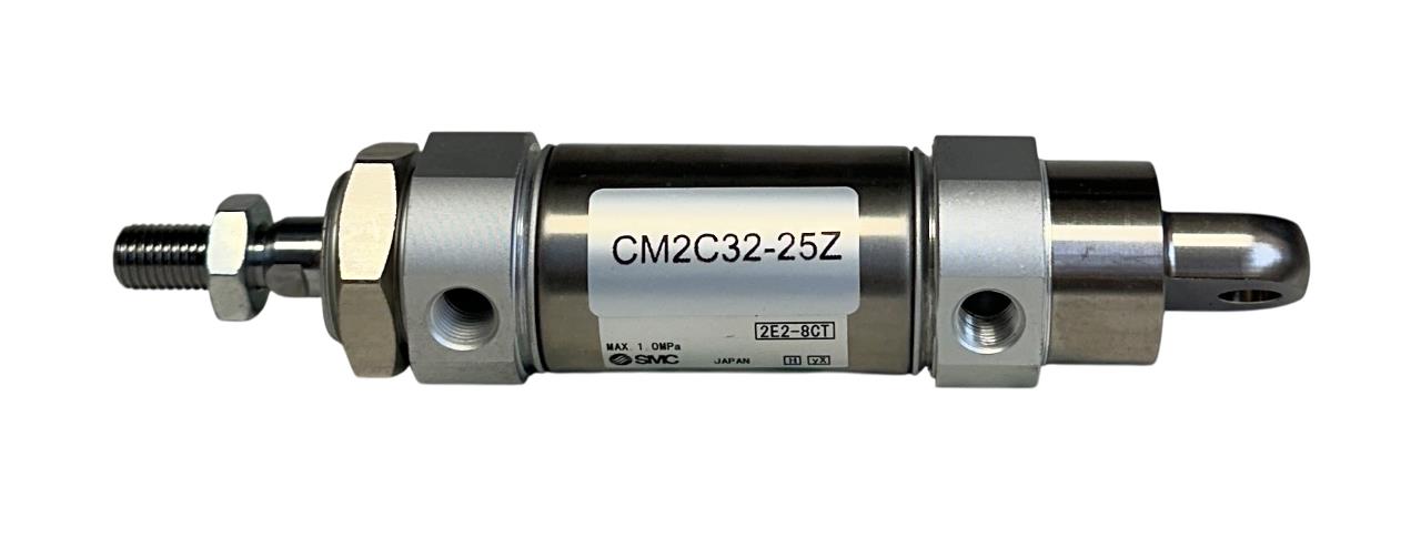 SMC CM2C32-25Z / CM2C3225Z PNEUMATIC CYLINDER CM2-Z ROUND BODY SINGLE-ROD NSNP