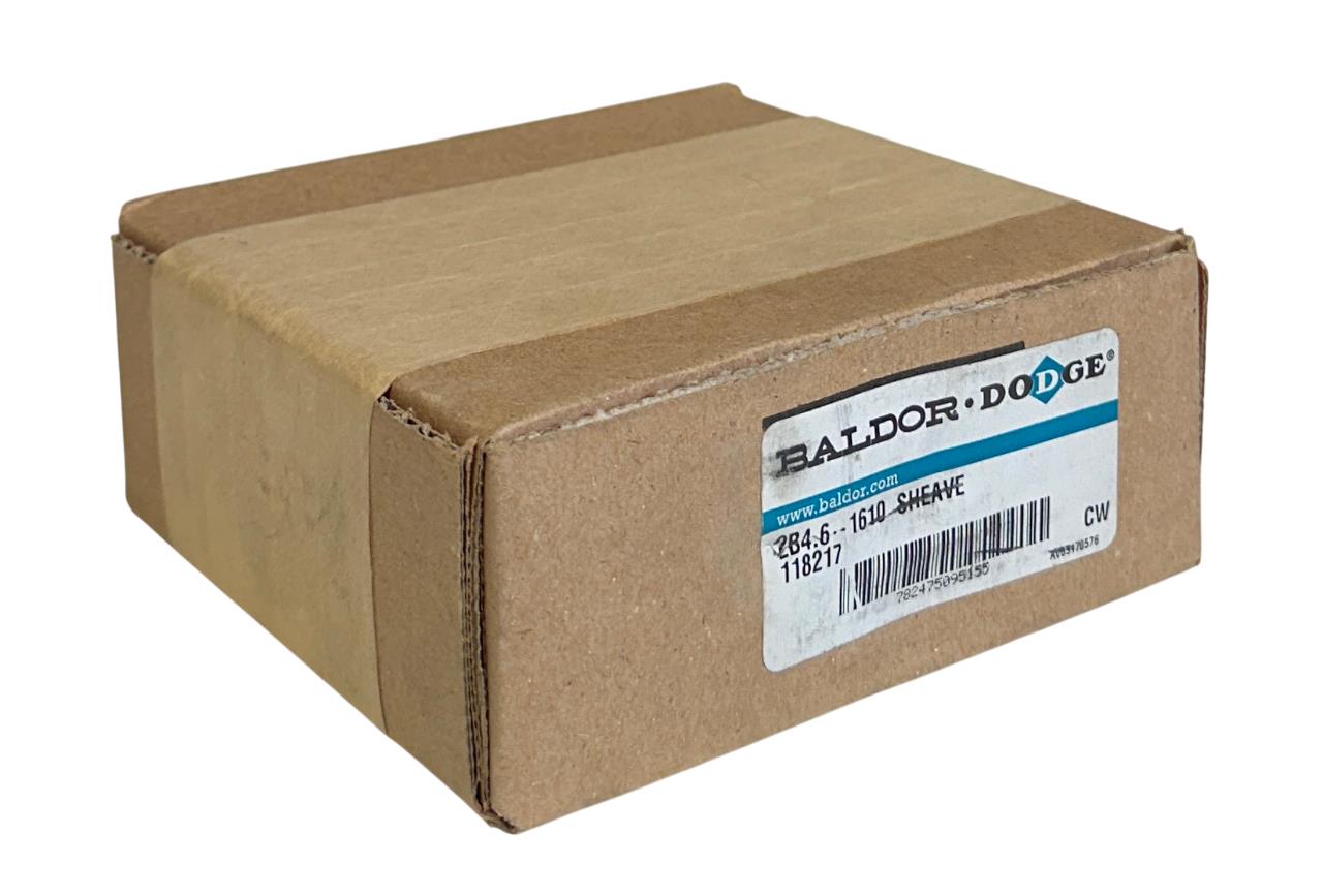 BALDOR DODGE 2B4.6-1610 / 118217 SHEAVE TAPER-LOCK 2-GROOVES V-BELT PULLEY NSFS