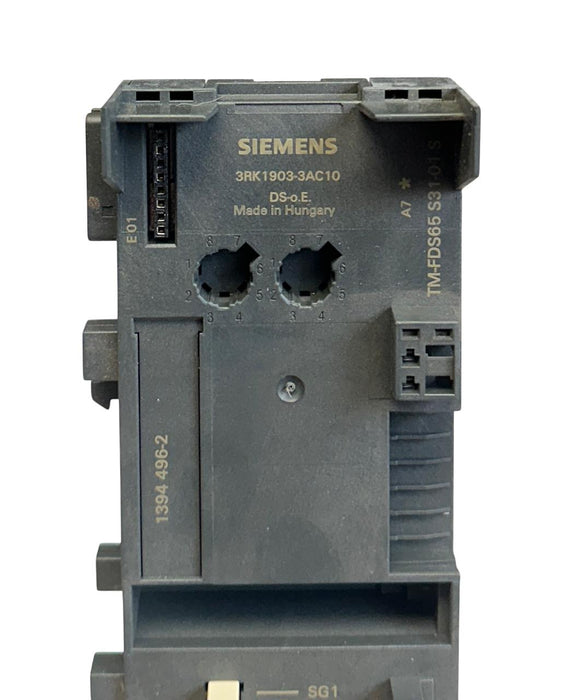 SIEMENS 3RK1903-3AC10 / 3RK19033AC10 TERMINAL MODULE TM-FDS65 65mm NSMP