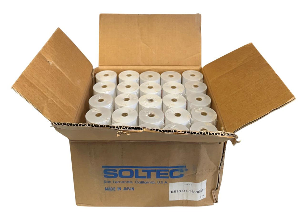 25 SOLTEC RS13-01-14-30M / RS13011430M CHART PAPER ROLLS 30M NSMP