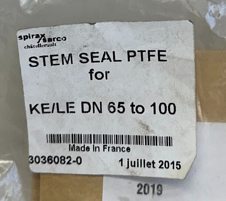 SPIRAX SARCO 3036082-0 / 3036082 OEM STEM SEAL PTFE FOR KE/LE DN 65-100 NSMP *