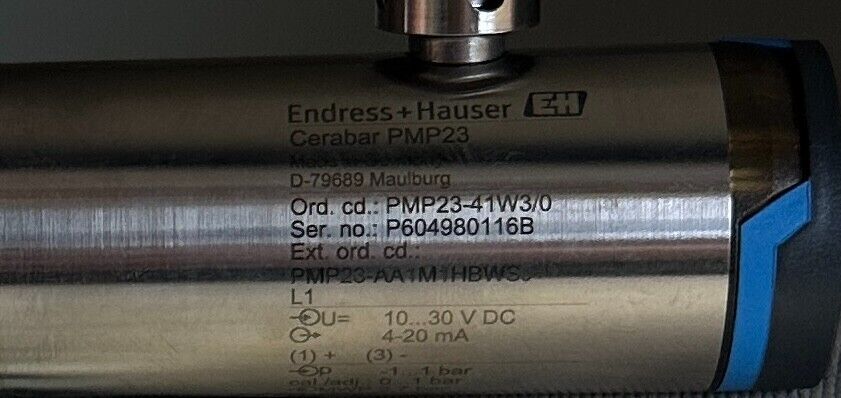 ENDRESS+HAUSER PMP23-41W3/0 / PMP23-AA1M1HBWSJ+L1 / 71236934 Cerabar PMP23 NSNP