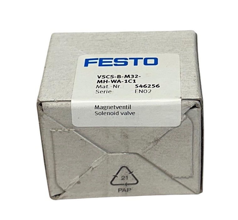 FESTO VSCS-B-M32-MH-WA-1C1 / 546256 PNEUMATIC SOLENOID VALVE 24VDC NSFS