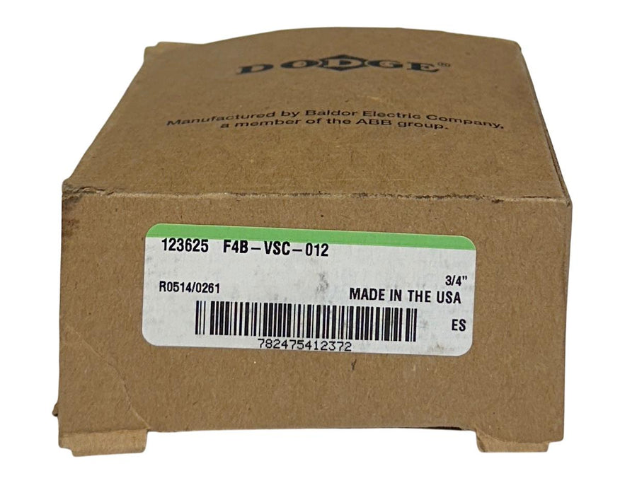 DODGE F4B-VSC-012 / 123625 4-BOLT FLANGE MOUNT BALL BEARING 3/4'' BORE NSMP