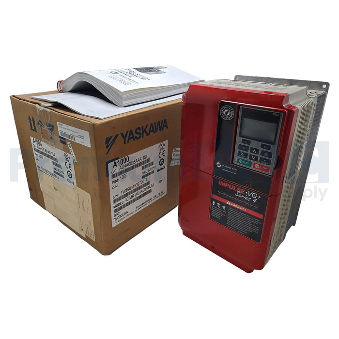MAGNETEK YASKAWA 4031-VG+S4 IMPULSE VG+ SERIES 4 VFD 460V 20HP CIMR-AU4A0038AAA
