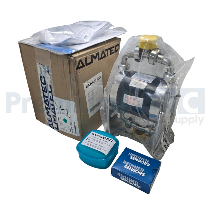 ALMATEC B20BN-T-2-D1 BIOCOR B20 SANITARY DOUBLE DIAPHRAGM PUMP 1" TC 316L NSMP