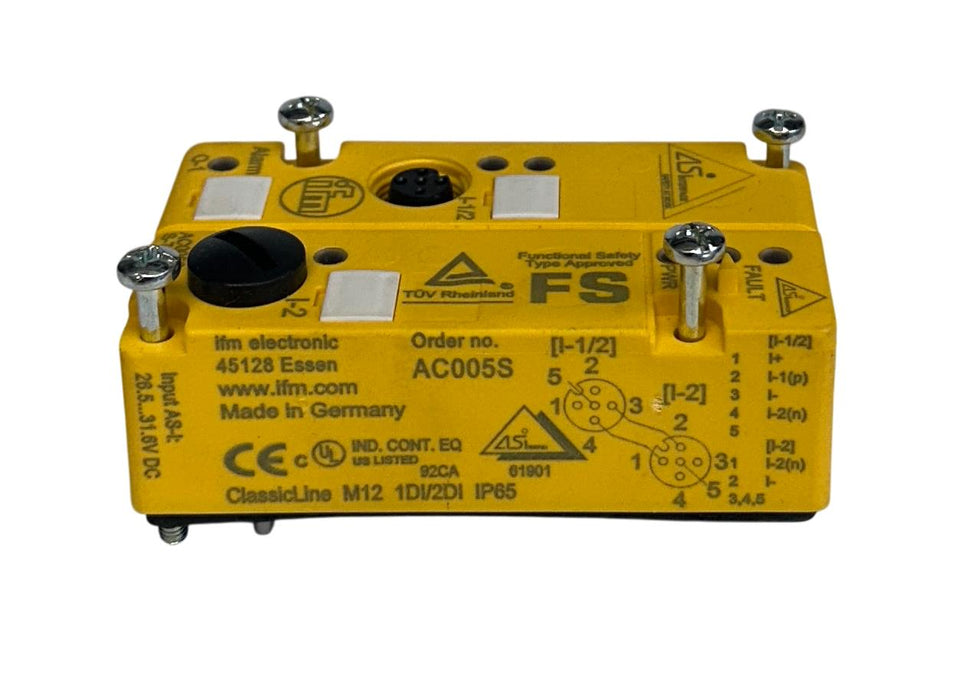 IFM ClassicL45 1DI/2DI M12 / AC005S ClassicLine AS INTERFACE BUS MODULE NSMP