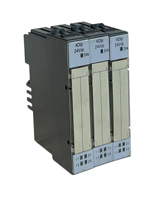 3 TURCK BL20-4DI-24VDC-P / 6827012 DIGITAL INPUT MODULES 24VDC 4DIp USNP