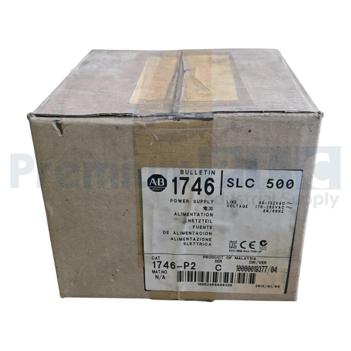ALLEN BRADLEY 1746-P2 /C SLC 500 POWER SUPPLY RACK MOUNT 120/240V 5A 1746P2 NSMP