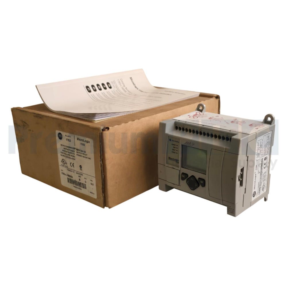 ALLEN BRADLEY 1763-L16BWA /B MicroLogix 1100 16-POINT CONTROLLER 1763L16BWA NSMP