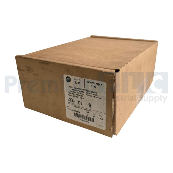 ALLEN BRADLEY 1763-L16BWA /B MicroLogix 1100 16-POINT CONTROLLER 1763L16BWA NSMP
